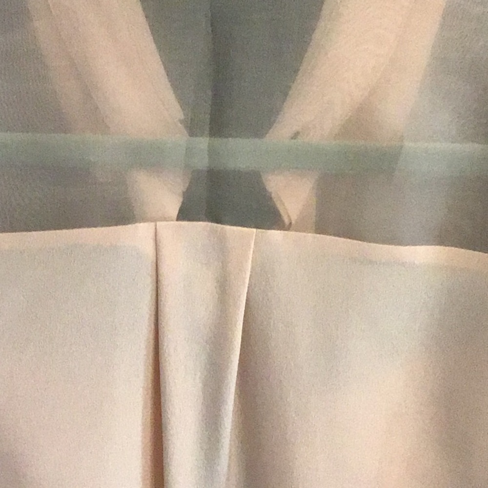 Rebecca Taylor Blush Silk embellished size 4 Shirt - Picture 5 of 11